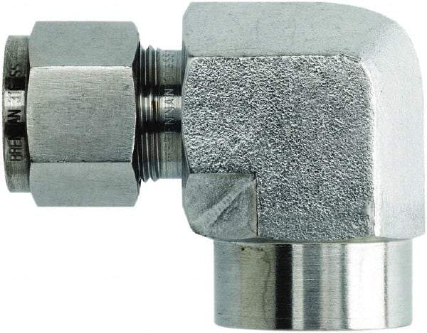Brennan - 1" OD, Stainless Steel Female Elbow - Comp x FNPT Ends - Americas Industrial Supply