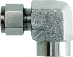 Brennan - 1" OD, Stainless Steel Female Elbow - Comp x FNPT Ends - Americas Industrial Supply