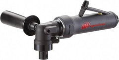 Ingersoll-Rand - 1/4" Collet, Angle Handle, Air Angle Die Grinder - 18,000 RPM, Rear Exhaust, 25 CFM, 1 hp, 90 psi - Americas Industrial Supply