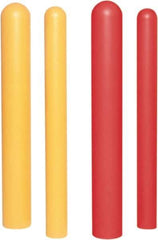 UltraTech - 7" Wide x 52" High, 7" Bollard Cover - Yellow, Polyethylene, Smooth Surface - Americas Industrial Supply