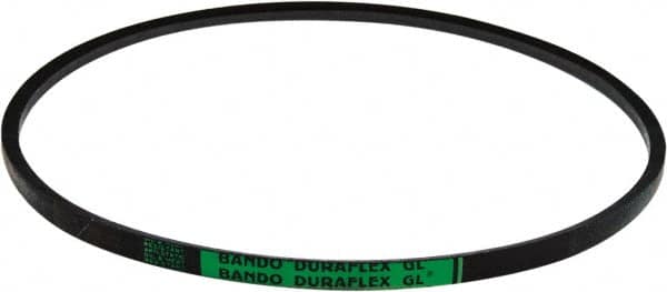 Bando - Section 5L, 21/32" Wide, 32" Outside Length, V-Belt - Rubber Compound, Black, Fractional HP, No. 5L320 - Americas Industrial Supply