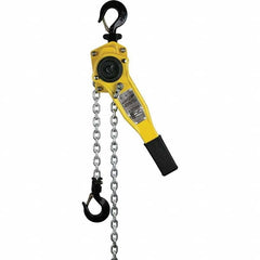 OZ Lifting Products - 1,500 Lb Capacity, 5' Lift Height, Chain Lever Hoist with Overload Protection - Americas Industrial Supply