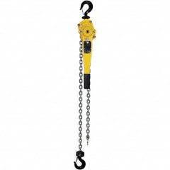 OZ Lifting Products - 3,000 Lb Capacity, 5' Lift Height, Chain Lever Hoist with Overload Protection - Americas Industrial Supply