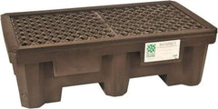 UltraTech - 66 Gal Sump, 1,500 Lb Capacity, 2 Drum, Polyethylene Spill Deck or Pallet - 53" Long x 29" Wide x 17" High, Liftable Fork, Inline Drum Configuration - Americas Industrial Supply