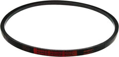 Bando - Section B, 21/32" Wide, 110" Outside Length, V-Belt - Black, Power King, No. B107 - Americas Industrial Supply