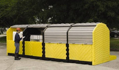 UltraTech - 365 Gallon Sump, IBC Pallet - 136 Inch Long x 64 Inch Wide x 88 Inch High, 4 Totes - Americas Industrial Supply