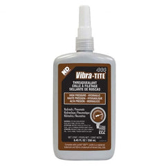 Vibra-Tite - 250 mL Bottle, Brown, Hydraulic - High Pressure Thread Sealant - Americas Industrial Supply