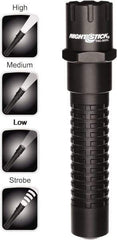 Bayco - LED Bulb, Industrial/Tactical Flashlight - Black Aluminum Body, CR123 Batteries - Americas Industrial Supply