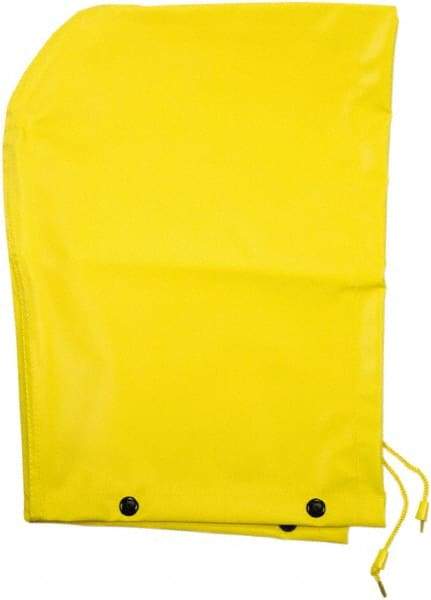 MCR Safety - Size One Size Fits Most, Yellow, Rain Hood - Detachable Hood - Americas Industrial Supply