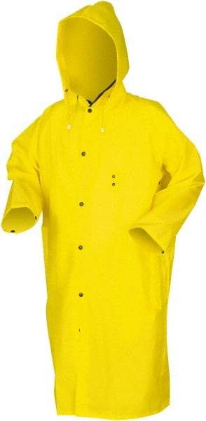 MCR Safety - Size 5XL, Yellow, Rain Jacket - 2 Pockets - Americas Industrial Supply