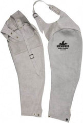 MCR Safety - Size Universal, Leather Sleeve - 25" Long Sleeve, Snaps at Wrist - Americas Industrial Supply