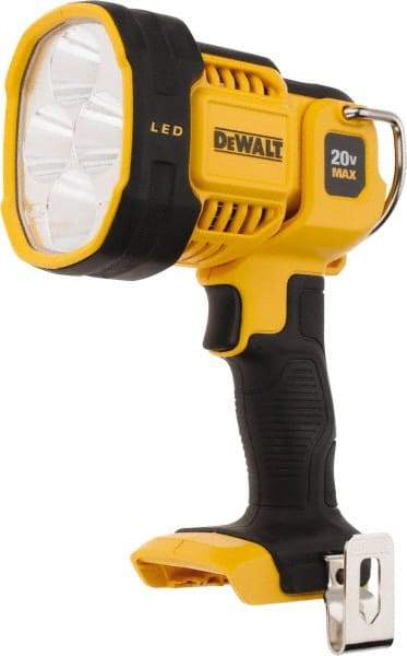 DeWALT - 20 Volts, 1000 Lumens, Cordless Work Light - White/Red, Up to 135 hr Run Time - Americas Industrial Supply