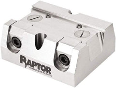 Raptor Workholding - 2-1/4" Jaw Width, 10" High x 8" Long x 10" Wide Dovetail Vise - For Use with 4 & 5 Axis Workholding Systems - Americas Industrial Supply