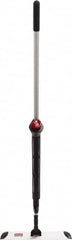 Rubbermaid - Silver Single Sided Spray Mop and Frame Kit - 4.88 Inch Long x 3-3/4 Inch Wide Microfiber Head, 56 Inch Long Handle - Americas Industrial Supply