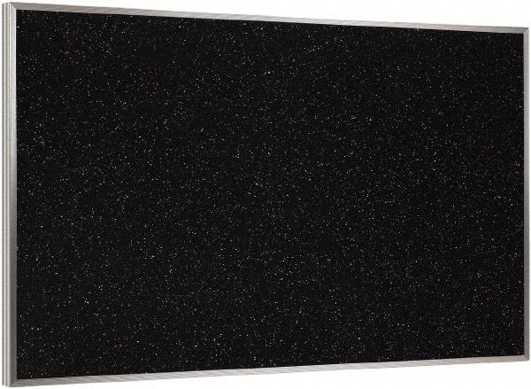 Ghent - 72-1/2" Wide x 48-1/2" High Open Cork Bulletin Board - Rubber, Confetti (Color) - Americas Industrial Supply