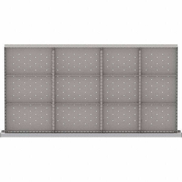 LISTA - 12-Compartment Drawer Divider Layout for 3.15" High Drawers - Americas Industrial Supply