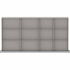 LISTA - 12-Compartment Drawer Divider Layout for 3.15" High Drawers - Americas Industrial Supply