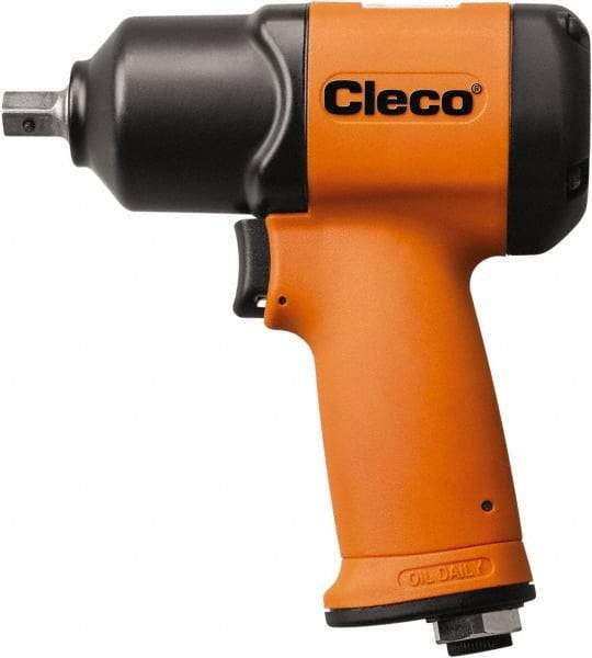 Cleco - 3/4" Drive, 8,000 RPM, 420 Ft/Lb Torque Impact Wrench - Pistol Grip Handle, 1,600 IPM, 31.9 CFM, 90 psi, 1/4" NPT Inlet - Americas Industrial Supply