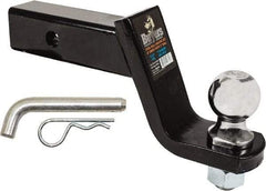 Buyers Products - 2" Ball Diam, 5-3/4" Shank Length, Hitch Ball - 2" Shank Diam, 5,000 Lb Capacity, Black Powder-Coated - Americas Industrial Supply