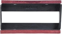 Irwin - 4-1/2" Wide x 95mm High x 32mm Thick, Flat/No Step Vise Jaw - Fixed Jaw, Compatible with Record Bench Vises - Americas Industrial Supply