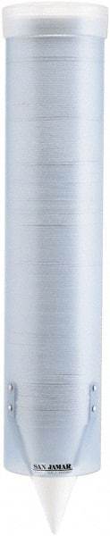 San Jamar - Portable Cooler Vinyl Cup Dispenser - Blue, Compatible with Universal Coolers - Americas Industrial Supply