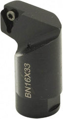 Parlec - TCMT 11 Insert Style, Replaceable Boring Bar Head - 0.6299" Shank Diam, Through Coolant - Americas Industrial Supply