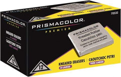 Prismacolor - Square Rubber Eraser - Gray - Americas Industrial Supply