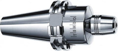 Schunk - CAT40 Taper Shank, 1" Hole Diam, Hydraulic Tool Holder/Chuck - 55mm Nose Diam, 101.6mm Projection, 57mm Clamp Depth, 25,000 RPM, Through Coolant - Exact Industrial Supply