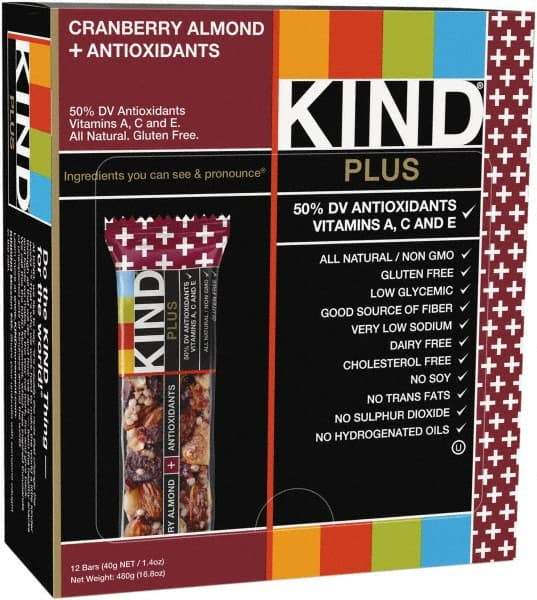 KIND - Nutrition Bar - Cranberry/Almond - Americas Industrial Supply