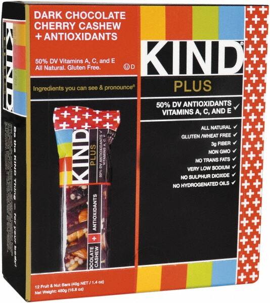 KIND - Nutrition Bar - Dark Chocolate/Cherry/Cashew - Americas Industrial Supply