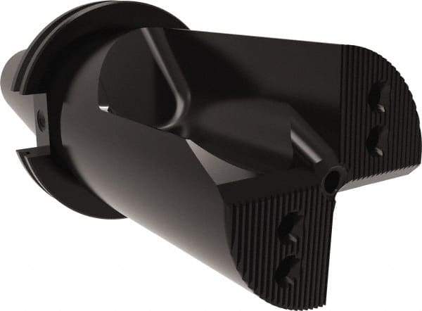 Allied Machine and Engineering - 3-1/2" Max Drill Depth, 1xD, 3.2" Diam, Indexable Insert Drill - 3 Inserts, CAT50 Taper Shank - Americas Industrial Supply