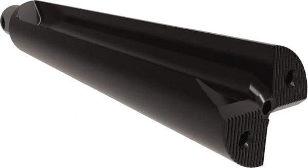 Allied Machine and Engineering - 298mm Max Drill Depth, 4.5xD, 2.4" Diam, Indexable Insert Drill - 4 Inserts, 40mm Shank Diam, Straight Shank - Americas Industrial Supply