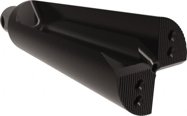 Allied Machine and Engineering - 216mm Max Drill Depth, 2.5xD, 3.2" Diam, Indexable Insert Drill - 6 Inserts, 50mm Shank Diam, Straight Shank - Americas Industrial Supply