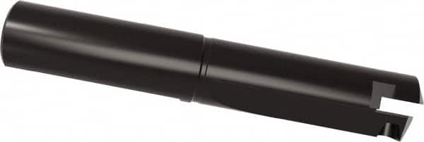 Allied Machine and Engineering - Series B, 1-1/4 to 1-3/4" Diam, 1-1/2" Diam Straight Shank, Straight Flute Spade Drill - 3-1/2" Max Depth, 4-3/32" Body Length, 7" OAL, Short Length, Through Coolant - Americas Industrial Supply