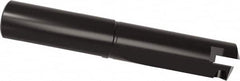 Allied Machine and Engineering - Series F, 3 to 3-7/8" Diam, 2" Diam Straight Shank, Straight Flute Spade Drill - 5-1/2" Max Depth, 6-3/4" Body Length, 9-1/2" OAL, Short Length, Through Coolant - Americas Industrial Supply