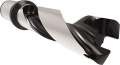 Allied Machine and Engineering - Series 32, 32 to 35mm Diam, 40mm Diam Straight Shank with Flange, Helical Flute Spade Drill - 105mm Max Depth, 157.7mm Body Length, 227.7mm OAL, Standard Length, Through Coolant - Americas Industrial Supply