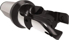 Allied Machine and Engineering - 18 to 19.99mm Diam, Straight Shank, 25.4mm Body Shank Diam, Combo Chamfer and Countersink Drill - TCMT 110204 Insert, 113.9mm OAL - Americas Industrial Supply