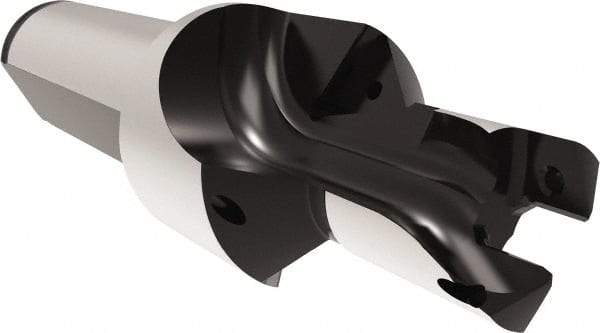 Allied Machine and Engineering - 14 to 14.99mm Diam, Straight Shank, 19.05mm Body Shank Diam, Combo Chamfer and Countersink Drill - TCMT 110204 Insert, 96.04mm OAL - Americas Industrial Supply