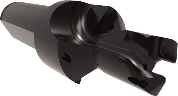 Allied Machine and Engineering - 13 to 14mm Diam, Straight Shank, 19.05mm Body Shank Diam, Combo Chamfer and Countersink Drill - TCMT 110204 Insert, 94.46mm OAL - Americas Industrial Supply