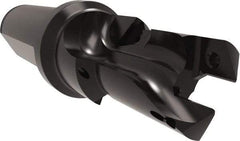 Allied Machine and Engineering - 20 to 22mm Diam, Straight Shank, 25.4mm Body Shank Diam, Combo Chamfer and Countersink Drill - TCMT 110204 Insert, 115.49mm OAL - Americas Industrial Supply