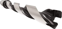 Allied Machine and Engineering - Series 24, 24 to 25.99mm Diam, 25mm Diam Straight Shank with Flange, Helical Flute Spade Drill - 181.9mm Max Depth, 217.8mm Body Length, 273.8mm OAL, Standard Length, Through Coolant - Americas Industrial Supply