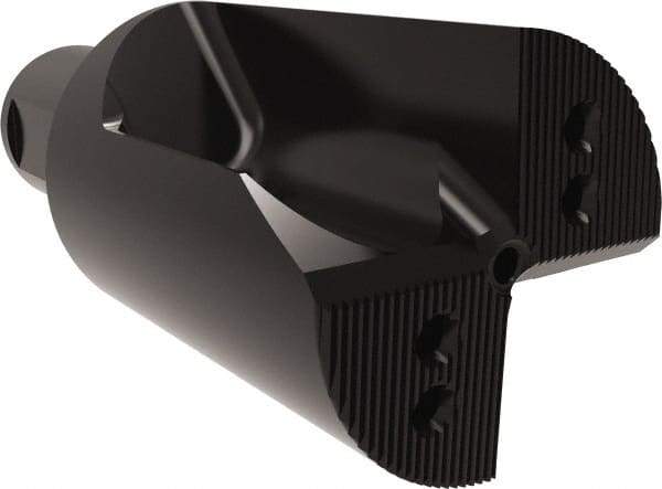Allied Machine and Engineering - 95mm Max Drill Depth, 1xD, 3.4" Diam, Indexable Insert Drill - 8 Inserts, 50mm Shank Diam, Straight Shank - Americas Industrial Supply