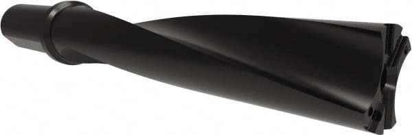 Allied Machine and Engineering - Series APX 57, 5xD, 50mm Shank Diam, Drill Body - 368.6mm Drill Body Length to Flange, W5705H Toolholder, 448.6mm OAL, 368.6mm Drill Body Length, Weldon Flat Shank, Through Coolant - Americas Industrial Supply