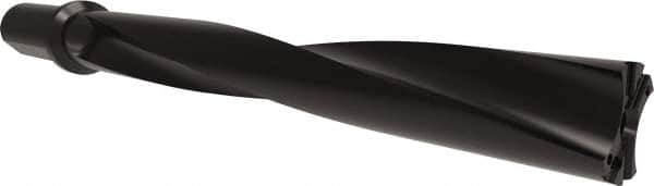 Allied Machine and Engineering - Series APX 51, 8xD, 2" Shank Diam, Drill Body - 20.0938" Drill Body Length to Flange, W5108H Toolholder, 24.5938" OAL, 20.0938" Drill Body Length, Weldon Flat Shank, Through Coolant - Americas Industrial Supply