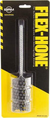 Brush Research Mfg. - 15/16" to 1-5/8" Bore Diam, 400 Grit, Silicon Carbide Flexible Hone - Extra Fine, 8" OAL - Americas Industrial Supply