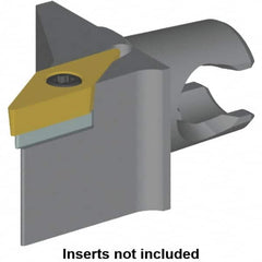 Kennametal - Left Hand Cut, Size KM20, VB.. Insert Compatiblity, Modular Turning & Profiling Cutting Unit Head - 12.5mm Ctr to Cutting Edge, 30mm Head Length, Series KM Mini - Americas Industrial Supply