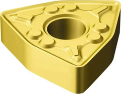 Sandvik Coromant - WNMG332 WM Grade 3005 Carbide Turning Insert - 80° Trigon, 3/8" Inscr Circle, 3/16" Thick, 1/32" Corner Radius - Americas Industrial Supply