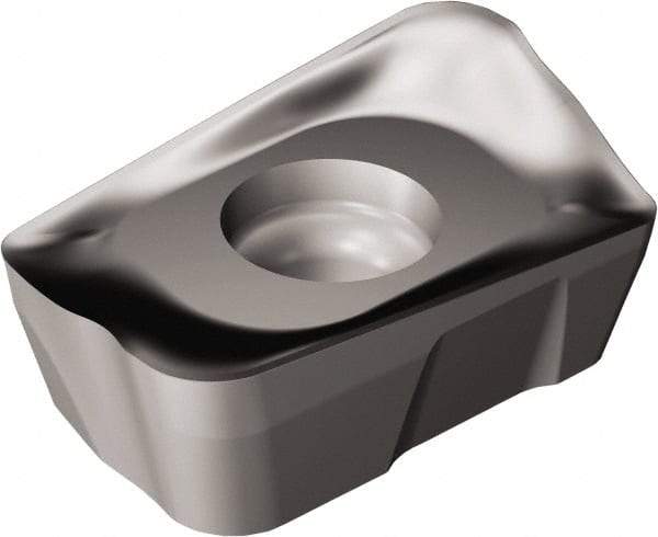 Sandvik Coromant - R390180650 PL Grade 1010 Carbide Milling Insert - TiAlN2 Finish, 6.35mm Thick, 5mm Corner Radius - Americas Industrial Supply