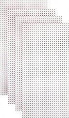 Triton - 24" Wide x 48" High Peg Board Storage Board - 4 Panels, Hardboard, White - Americas Industrial Supply