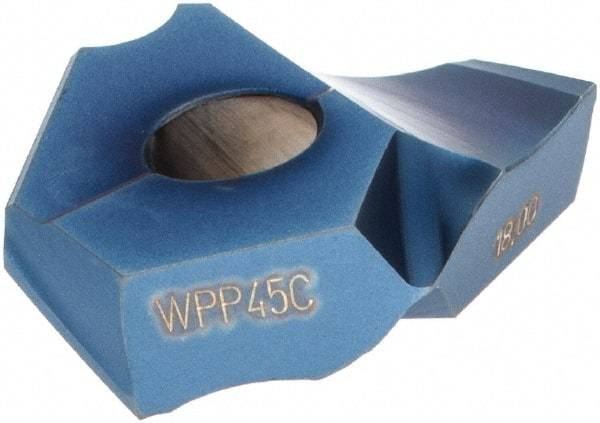 Walter - Series P6001, 18mm Diam Grade WPP45C Replaceable Drill Tip - Carbide, TiAlN/TiAl Finish - Americas Industrial Supply